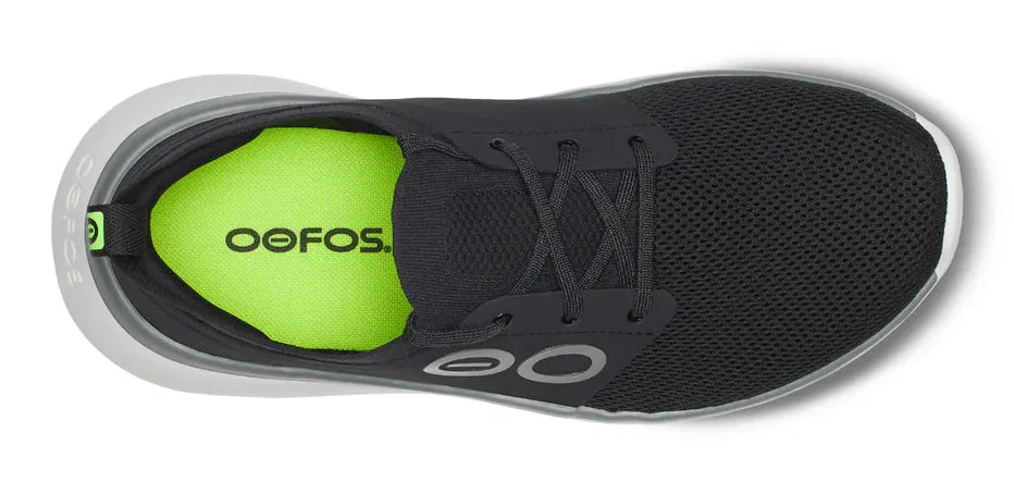 OOFOS OOMY STRIDE POUR HOMME NOIR/BLANC
