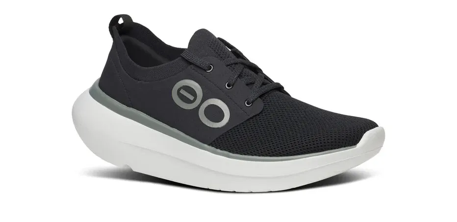 OOFOS OOMY STRIDE POUR HOMME NOIR/BLANC