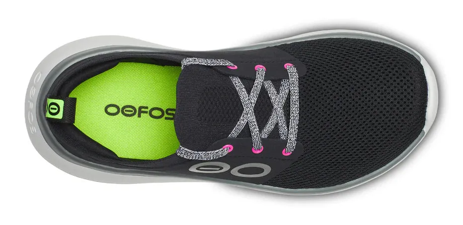 OOFOS OOMY STRIDE FEMME NOIR/BLANC