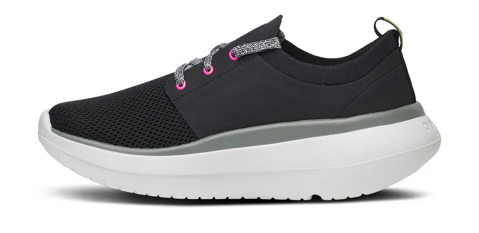 OOFOS OOMY STRIDE FEMME NOIR/BLANC