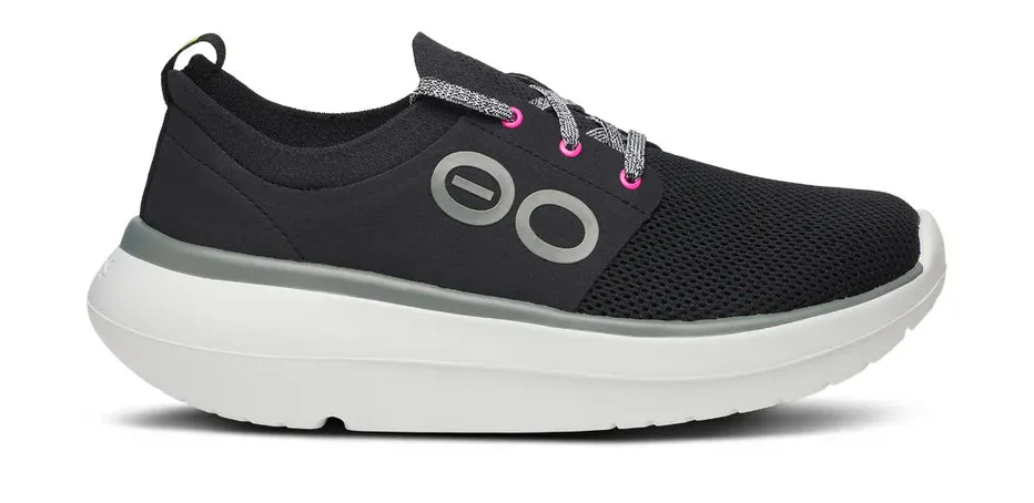 OOFOS OOMY STRIDE FEMME NOIR/BLANC