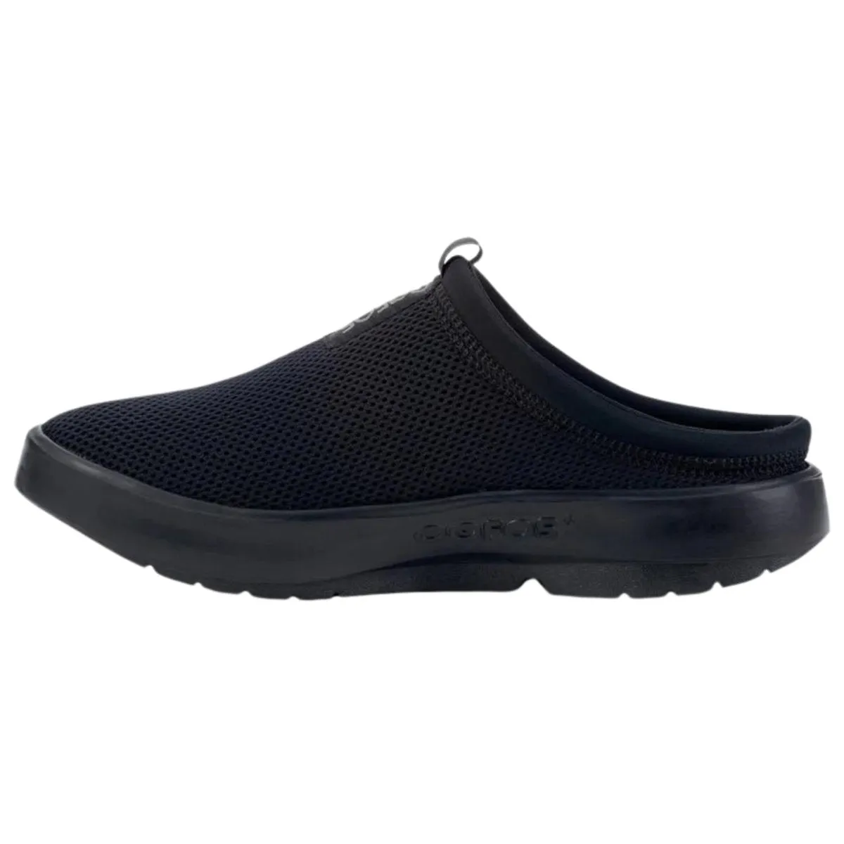 OOFOS Femme Oocoozie Sport Mule Noir Maillé