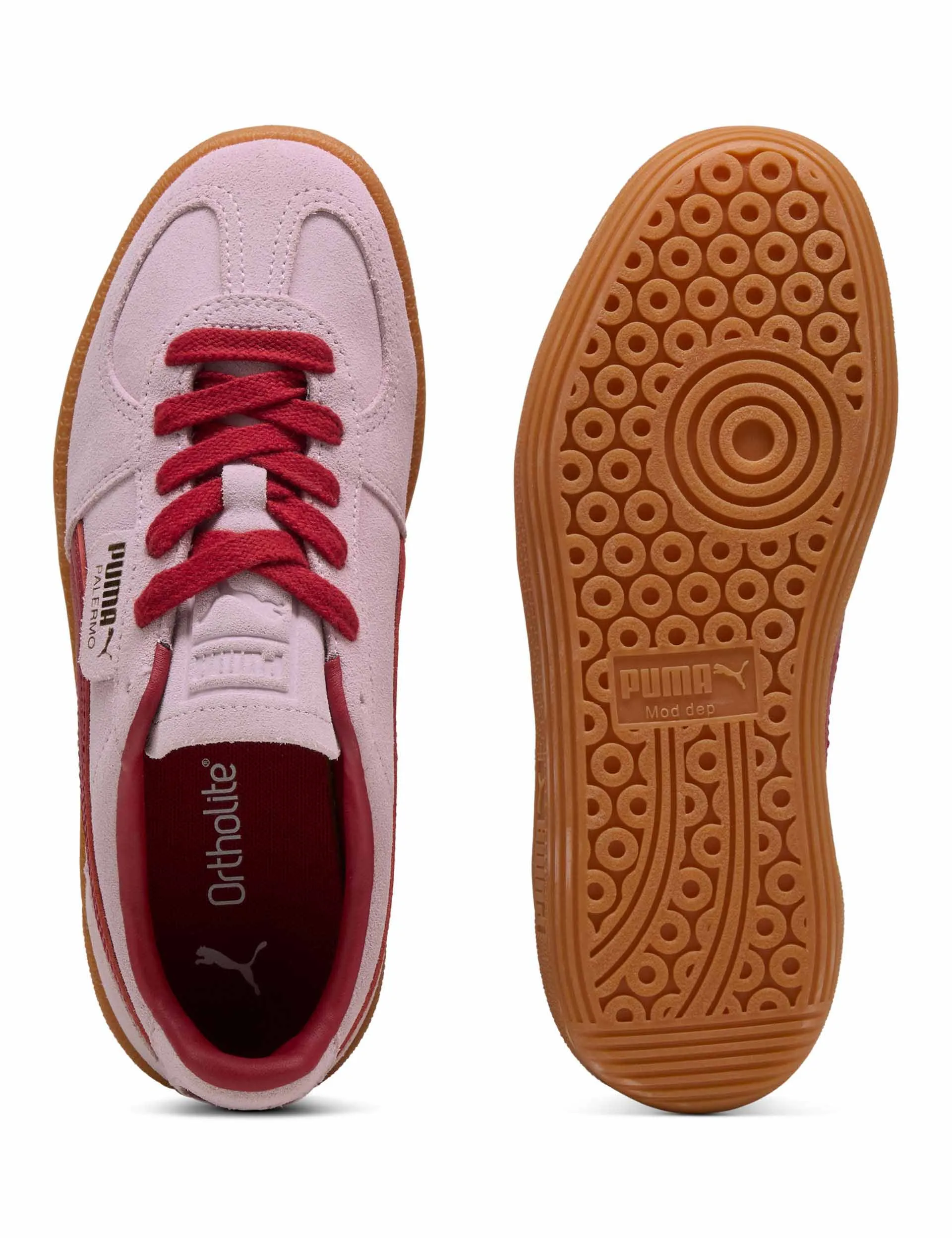 Palermo Sneakers - Rose Mauve/Cramoisi Foncé