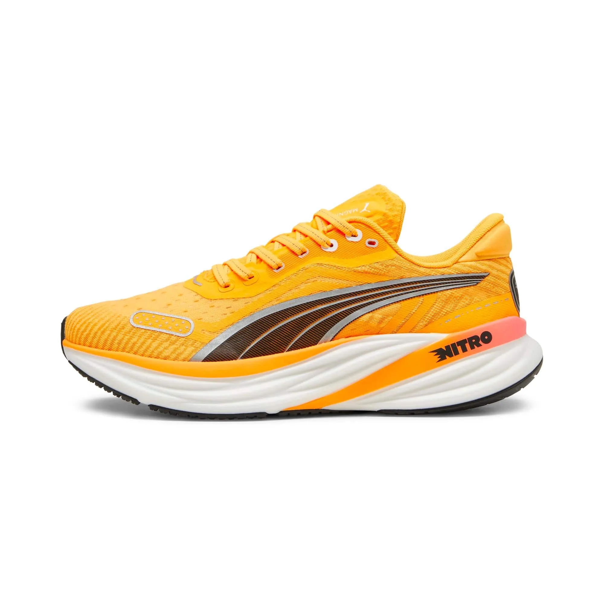 Puma Magnify NITRO 2 Tech pour Homme - Flux Solaire-Lueur Couchant-Blan PUMA - AW24