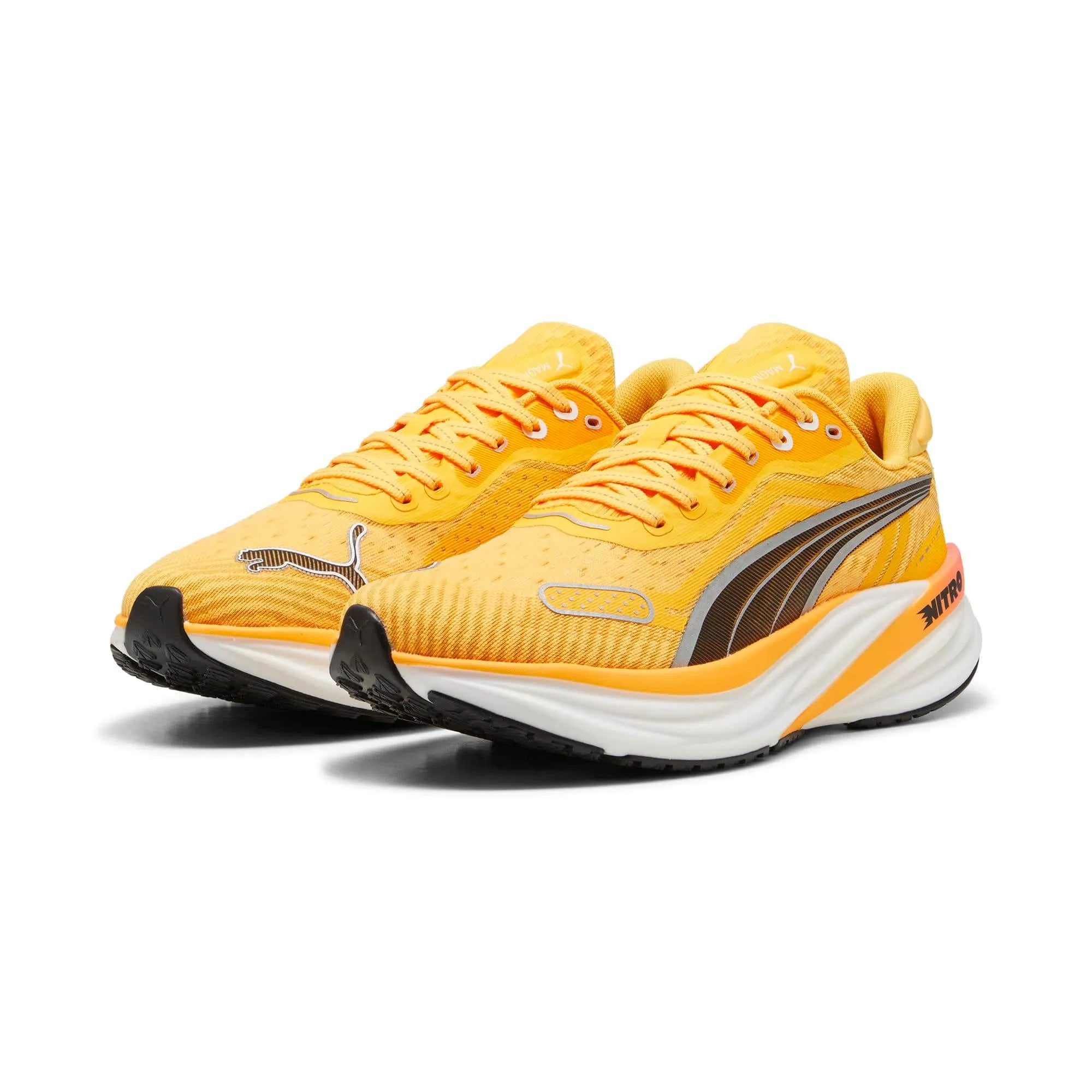 Puma Magnify NITRO 2 Tech pour Homme - Flux Solaire-Lueur Couchant-Blan PUMA - AW24