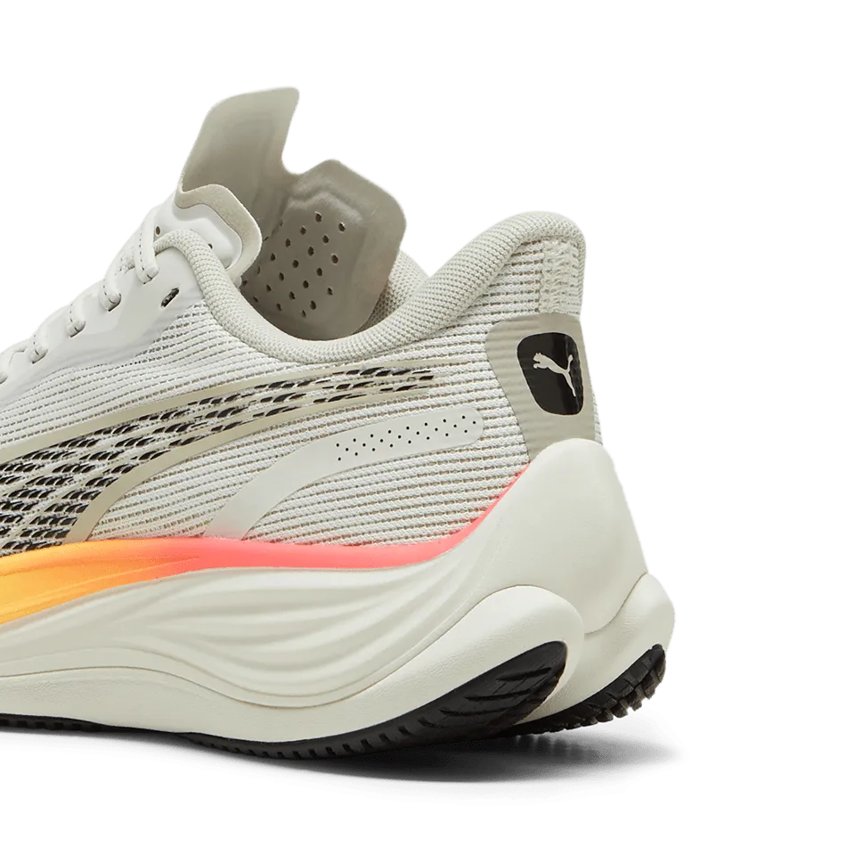 Chaussures de course Puma Velocity Nitro 3 pour femme Gris vapeur Sun Stream-Sunset Glow - AW24
