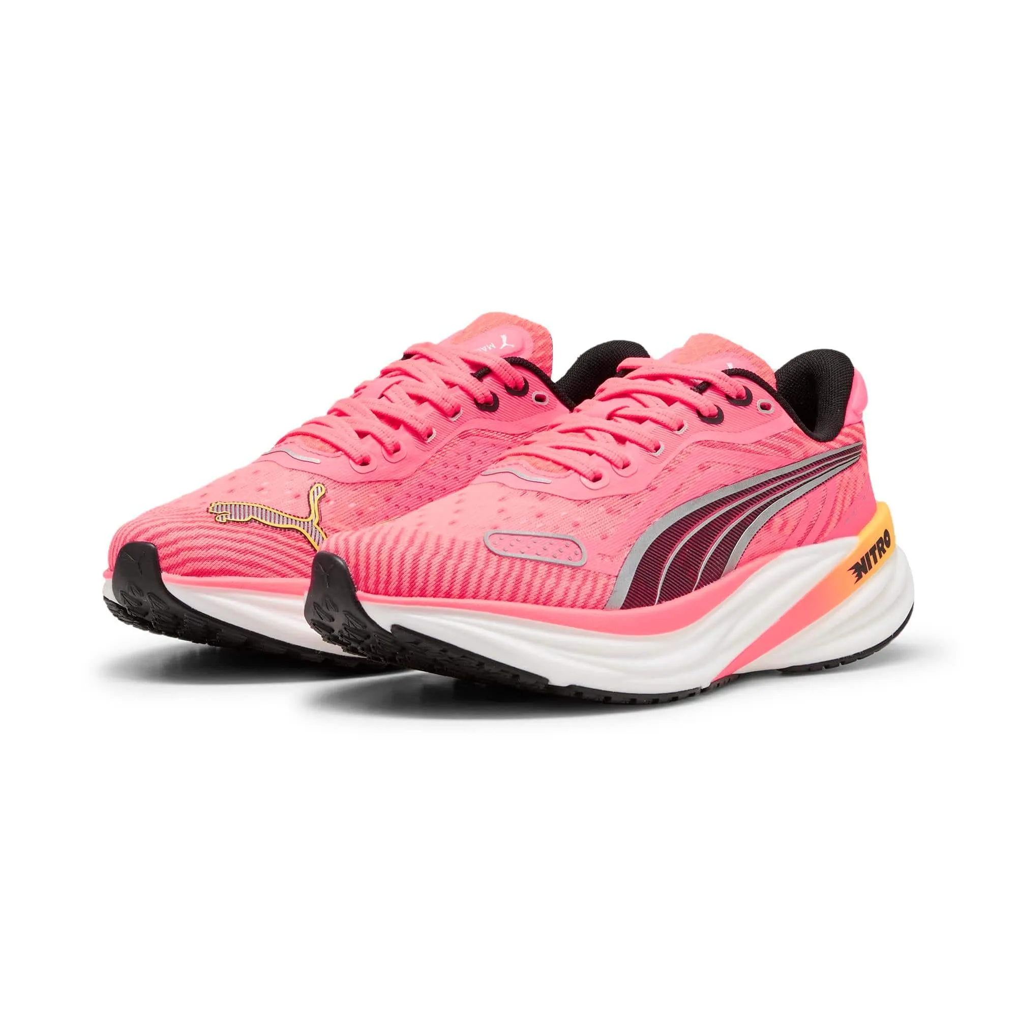 Puma Women's Magnify NITRO 2 Tech - Courant Solaire-Lueur du Couchant-Blanc PUMA - AW24