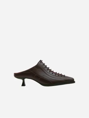 Rachel Mules en Cuir d'Apple | Marron