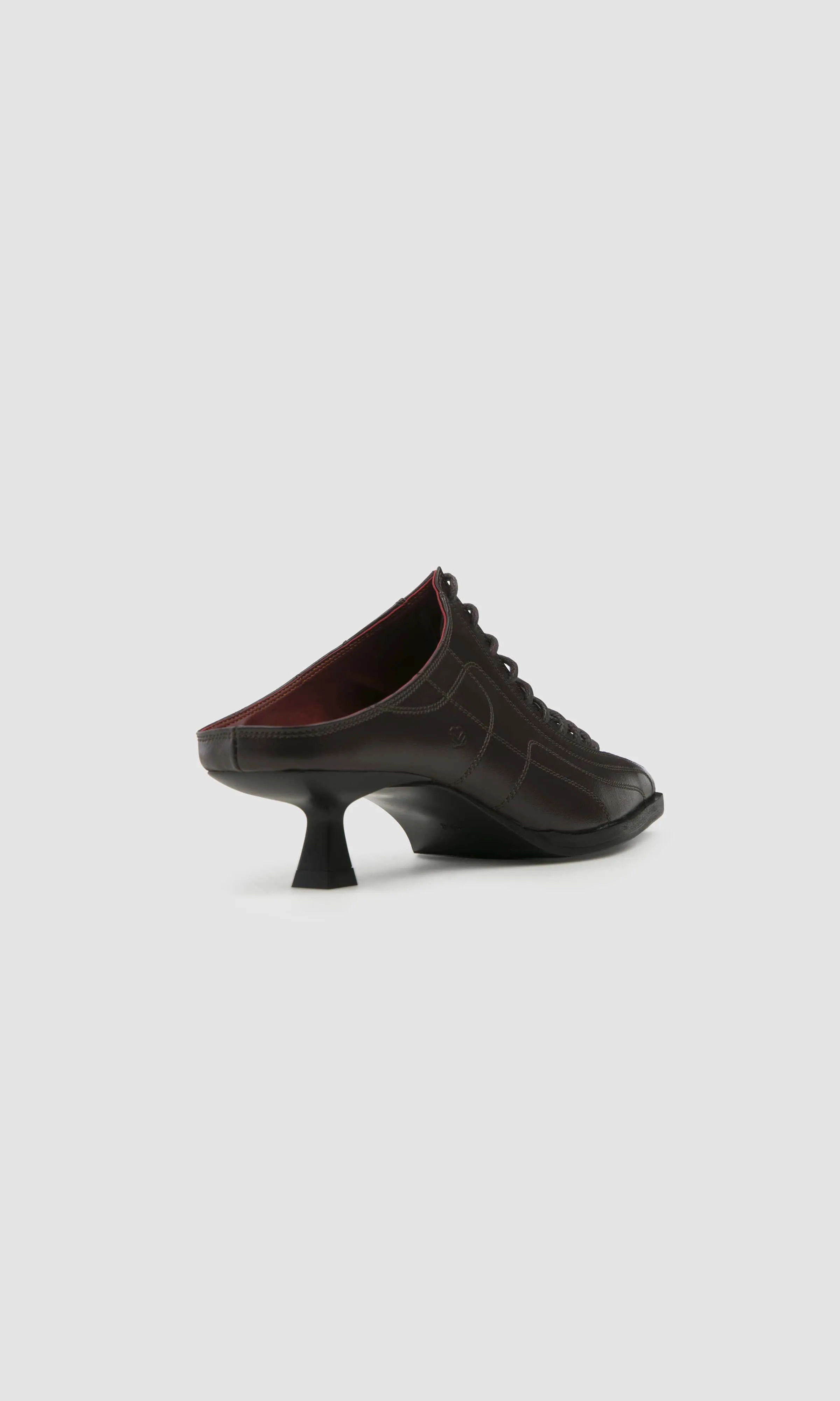 Rachel Mules en Cuir d'Apple | Marron