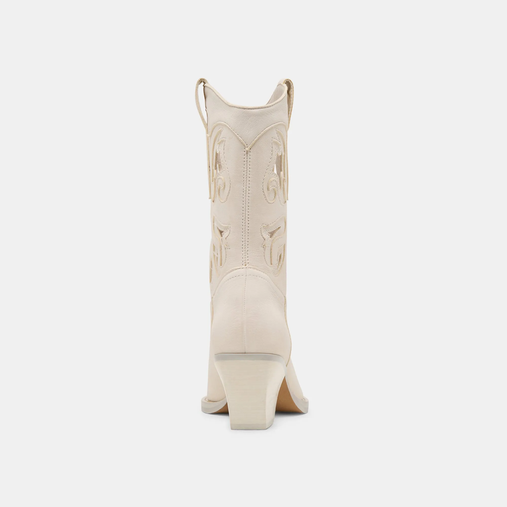 RAVENA BOTTES OFF WHITE NUBUCK