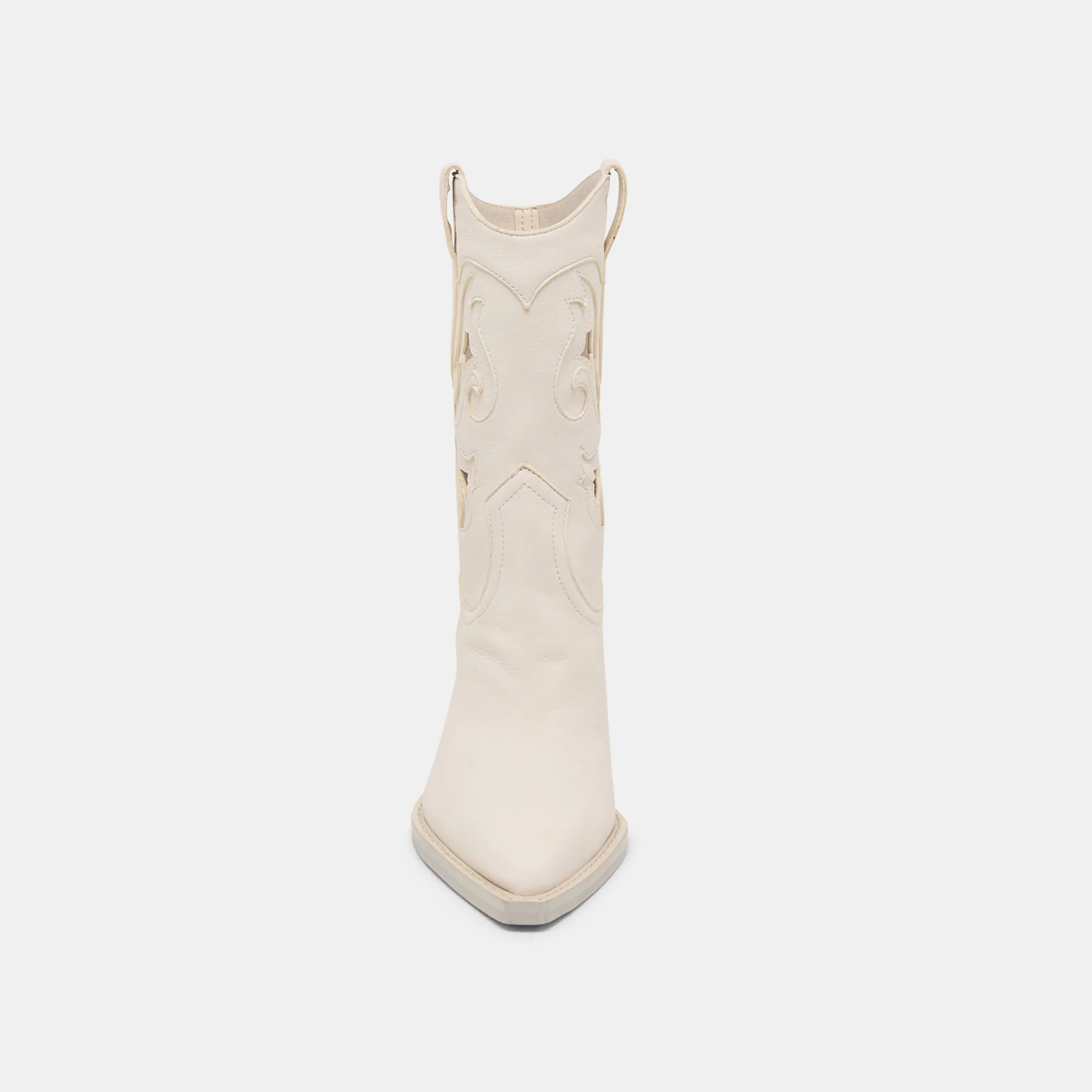 RAVENA BOTTES OFF WHITE NUBUCK