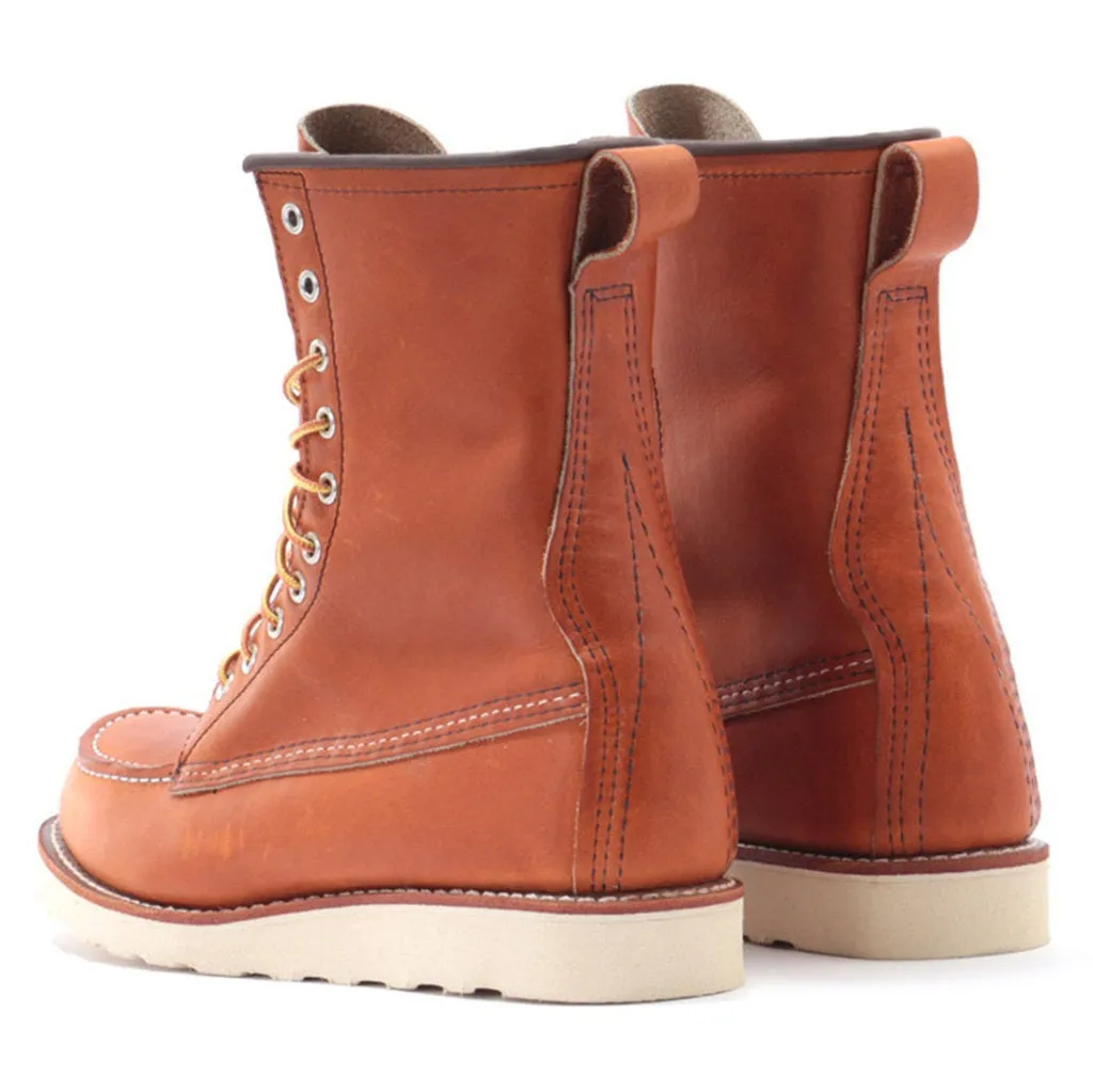 Bottes Homme Moc Toe Red Wing Classic Prairie 877 en Cuir 8 Pouces