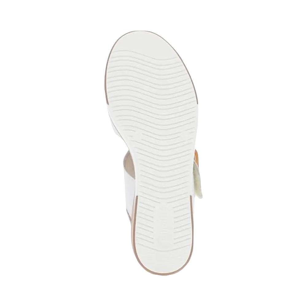 Sandale à plateforme Sabine 50 pour femme en blanc Weiss