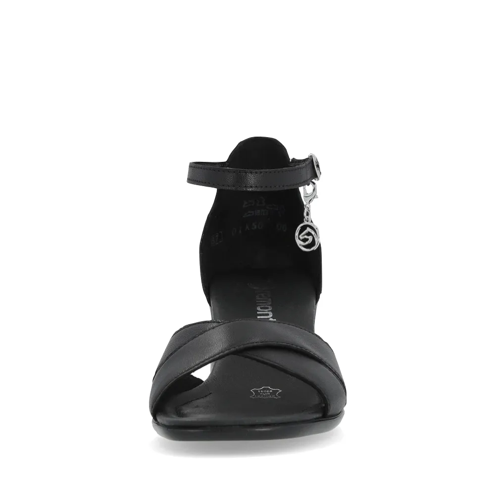 Sandale à talon Dorina 50 pour femme en noir