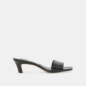 REXA TALONS CUIR NOIR