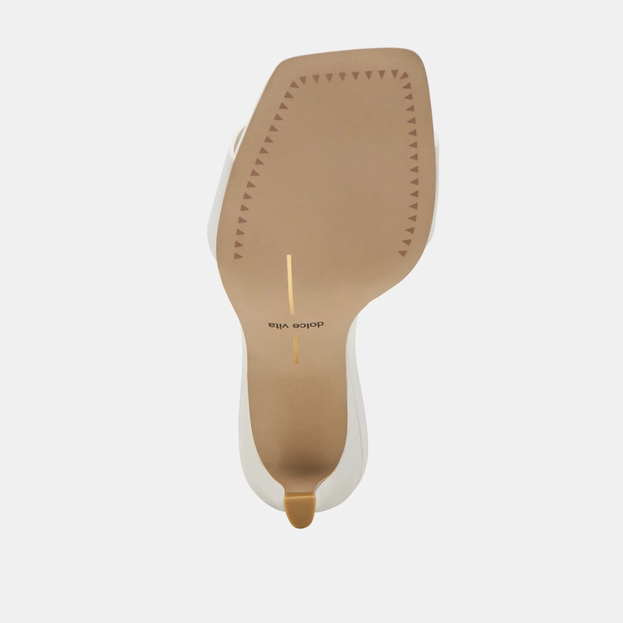REXA TALONS VÉRITABLE CUIR BLANC