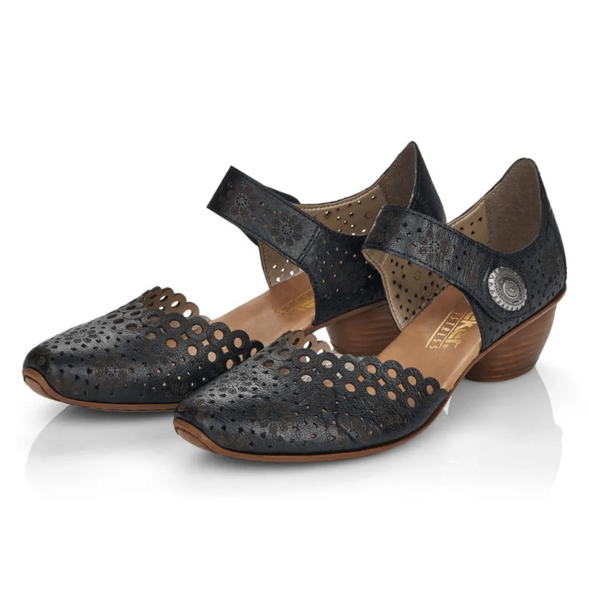 Rieker Femmes 43753-02 Mirjam Noir Vernis