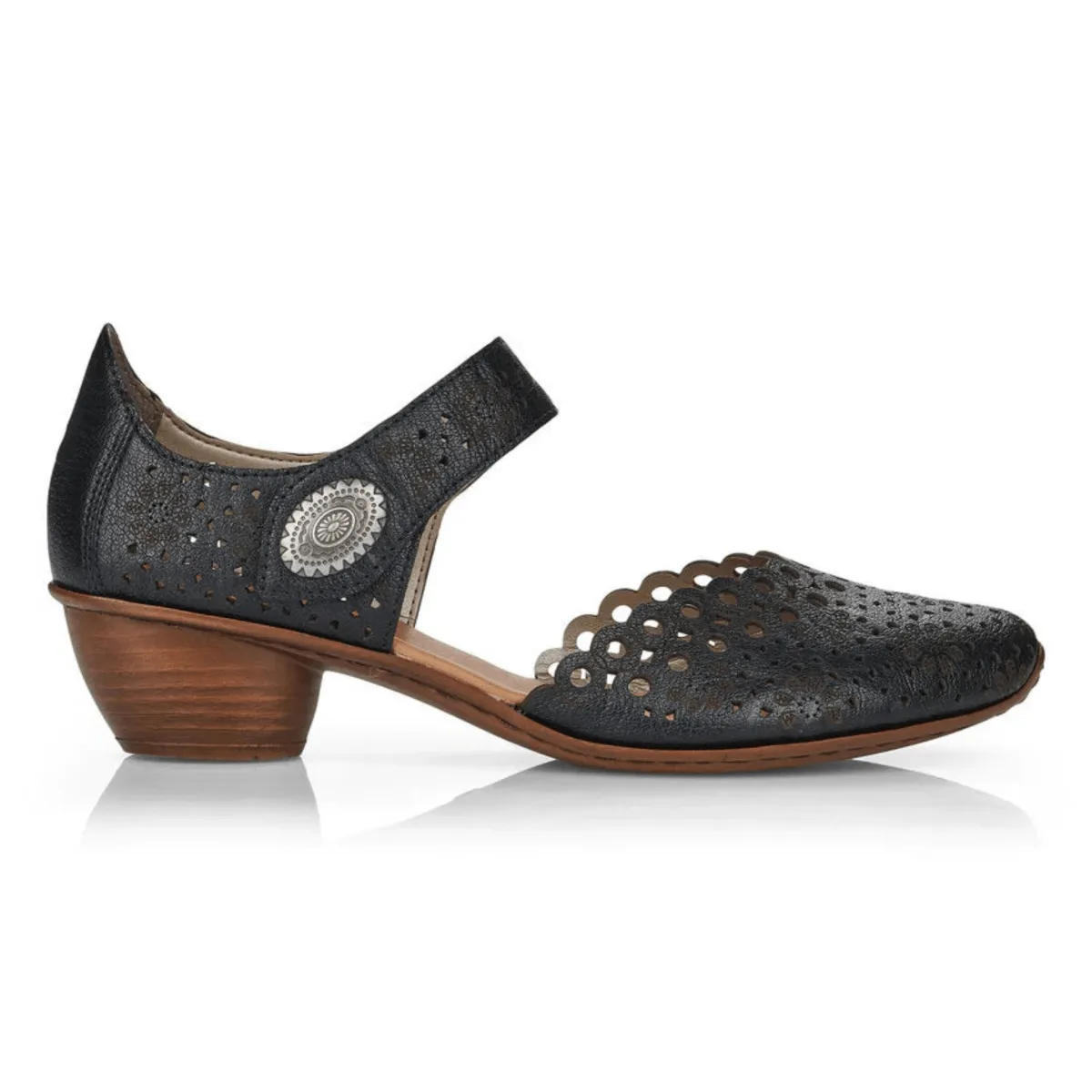 Rieker Femmes 43753-02 Mirjam Noir Vernis