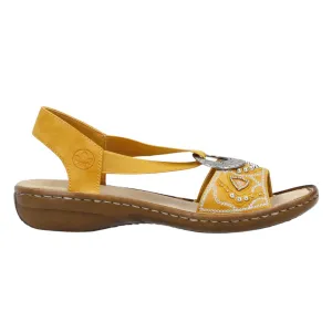 Rieker Femme 608B9-68 Regina Jaune