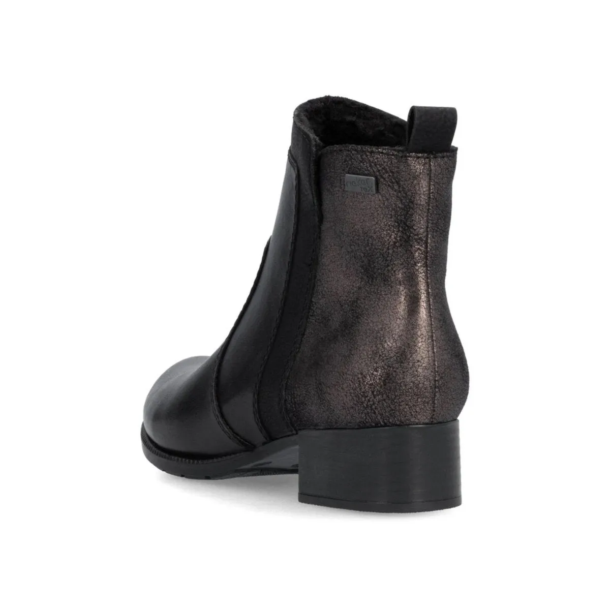 Rieker Femme 78658-00 Sariana Noir/Étain Imperméable