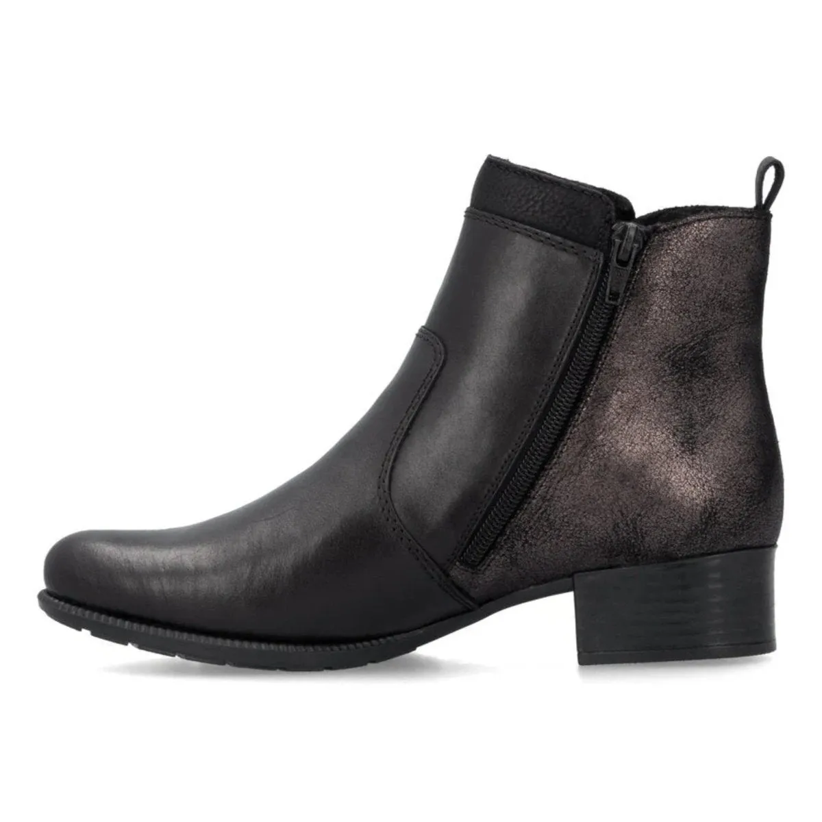 Rieker Femme 78658-00 Sariana Noir/Étain Imperméable
