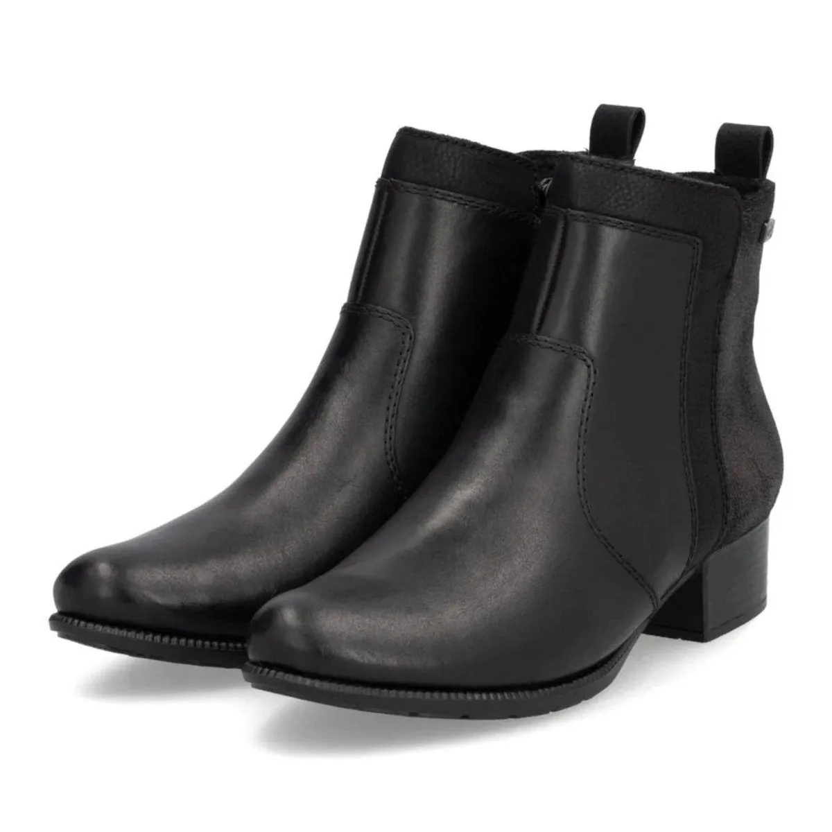 Rieker Femme 78658-00 Sariana Noir/Étain Imperméable