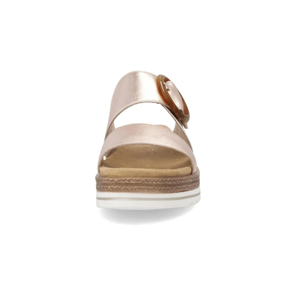 Rieker Femme D0Q51-90 Jocelyn Cuir Cuivré