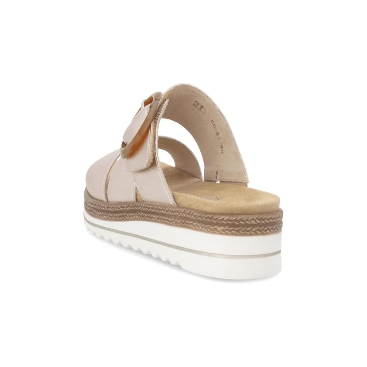 Rieker Femme D0Q51-90 Jocelyn Cuir Cuivré