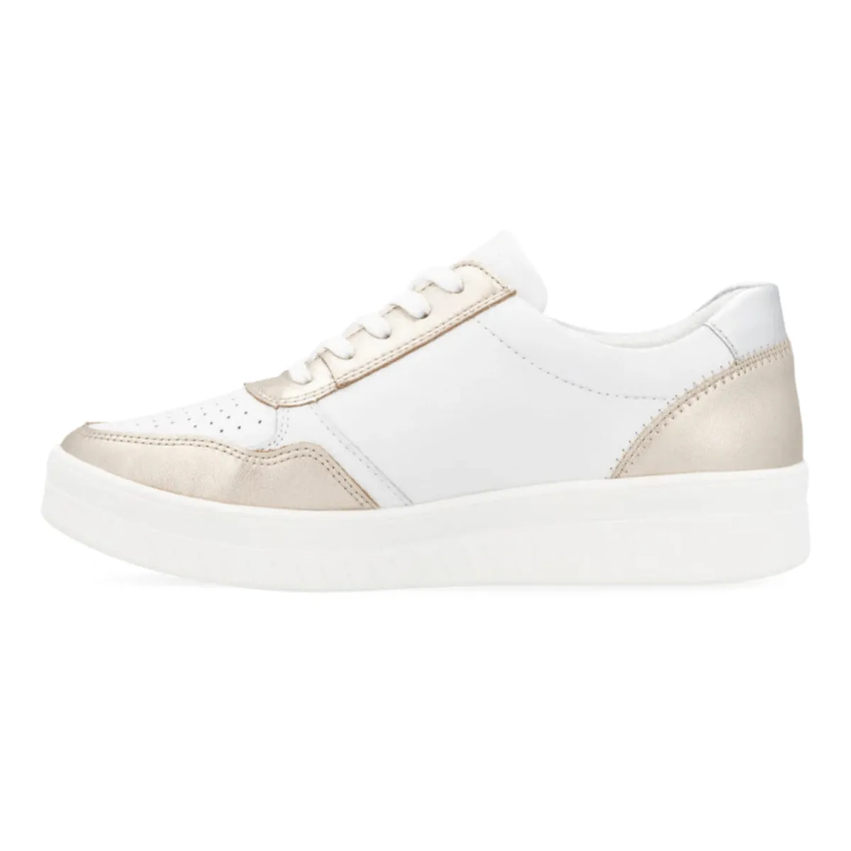 Rieker Femme Kendra D0J05-81 Or Pâle/Blanc/Argent
