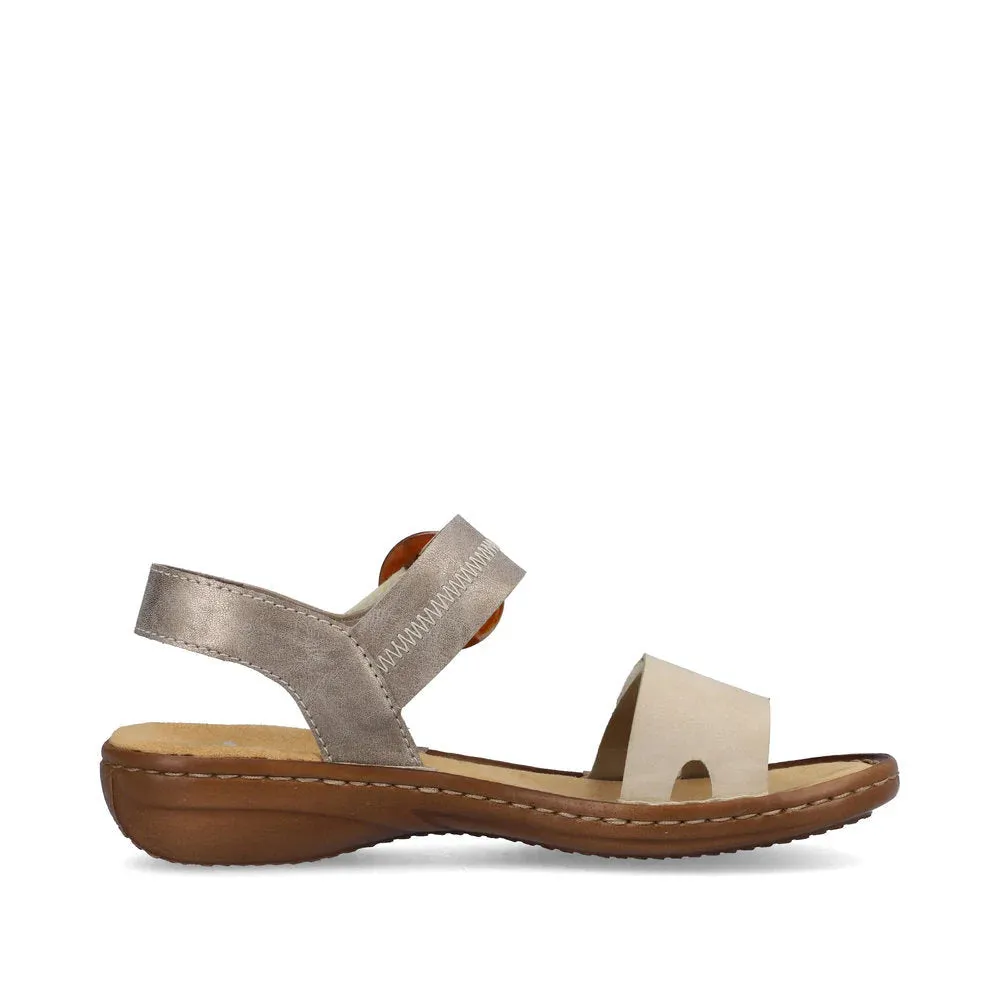 Sandale Regina Z3 pour femme de Rieker en Cliff/Perle