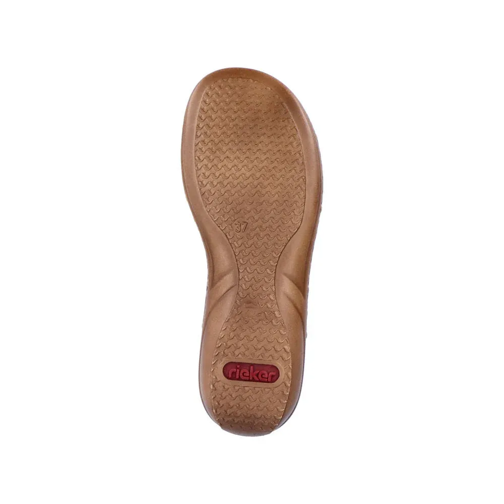 Sandale Regina Z3 pour femme de Rieker en Cliff/Perle