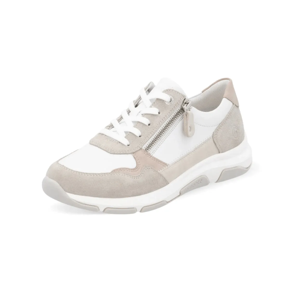Rieker Femme Soraya D1S03-81 Quartz/Blanc/Rose/Crème