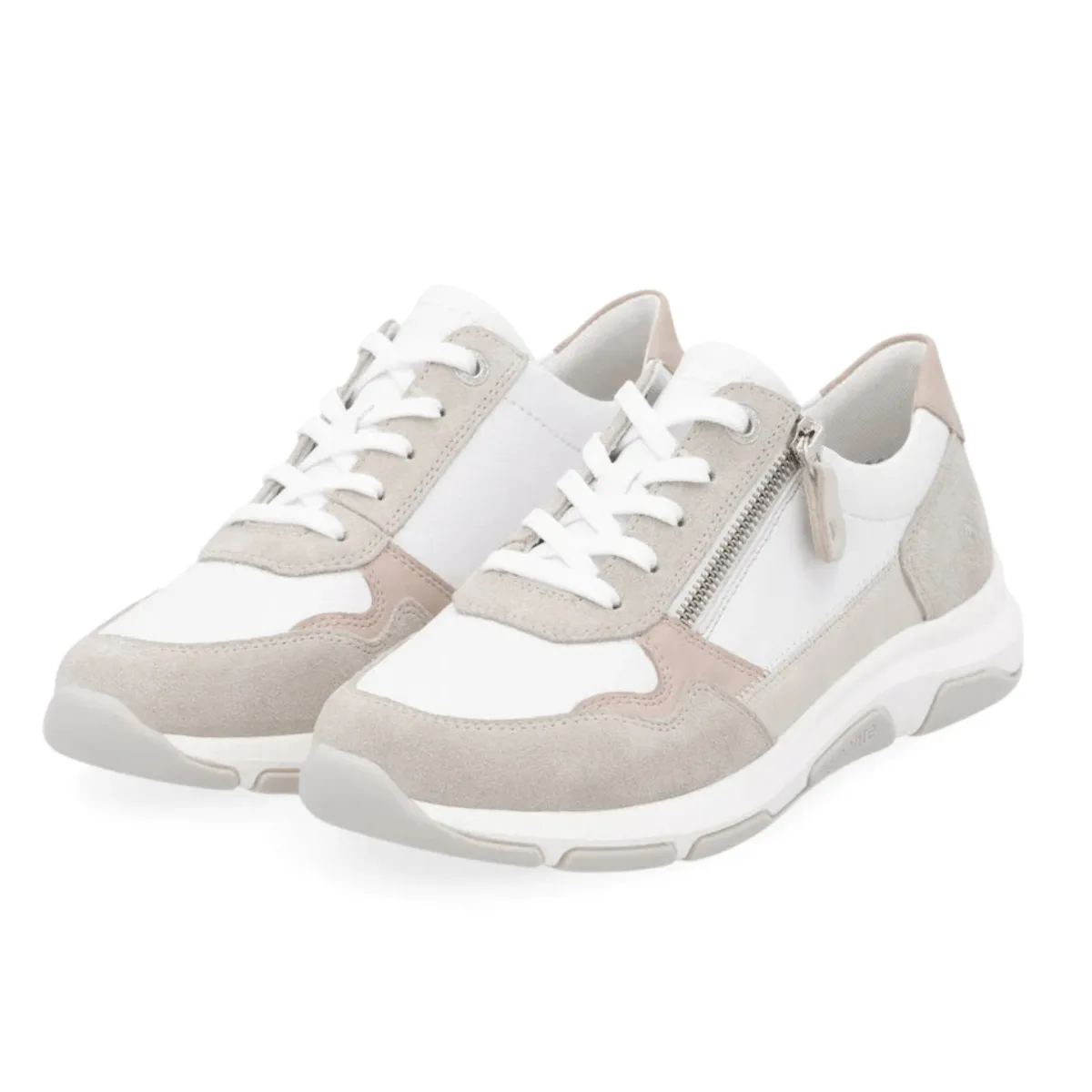 Rieker Femme Soraya D1S03-81 Quartz/Blanc/Rose/Crème