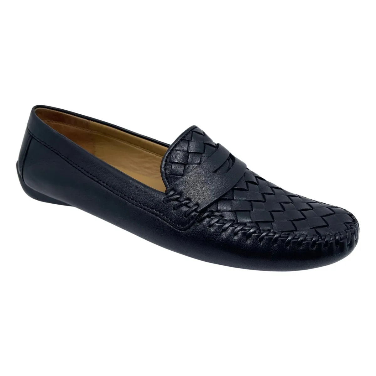 Robert Zur Femme Petra Noir Tressé en Cuir