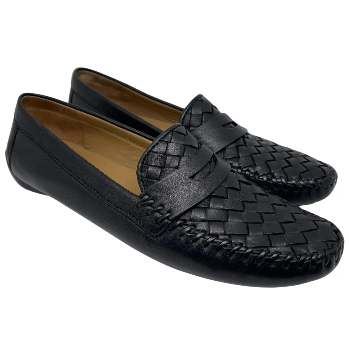 Robert Zur Femme Petra Noir Tressé en Cuir
