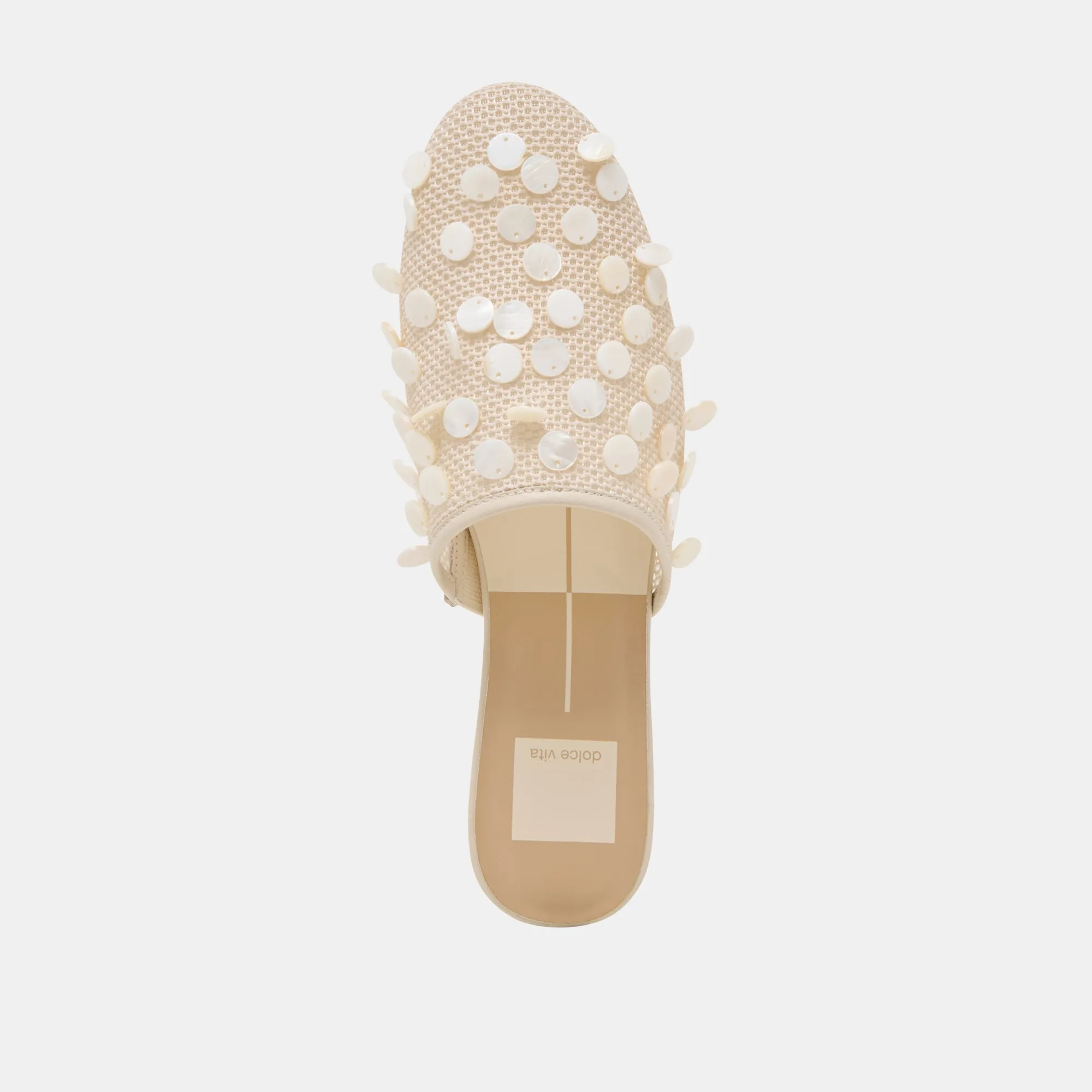 ROVA BEAD FLATS DISQUE IVOIRE MAILLE