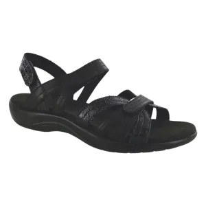 S A Sandales Femme Pier Sepia Noir Sable Cuir
