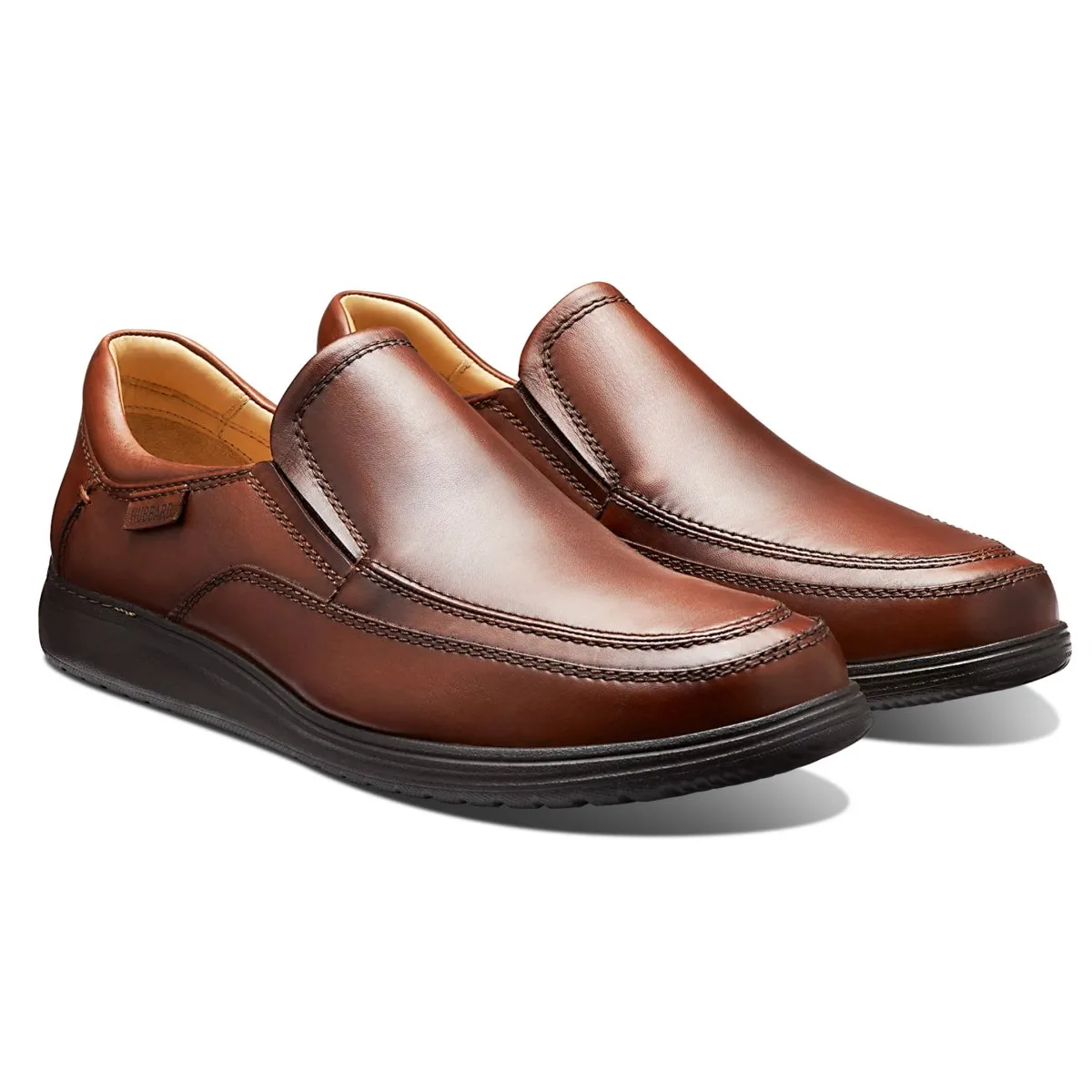 Samuel Hubbard Mocassin Featherlight Olema pour Homme en Cuir Brun Antique