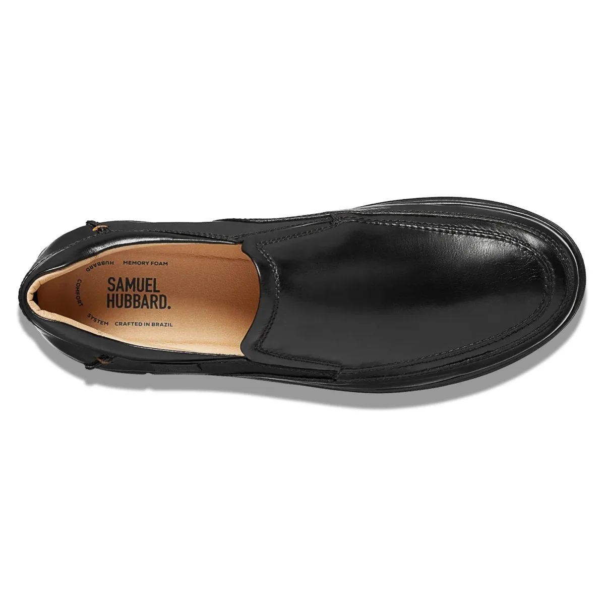 Samuel Hubbard Mocassin Featherlight pour Homme en Cuir Noir Olema