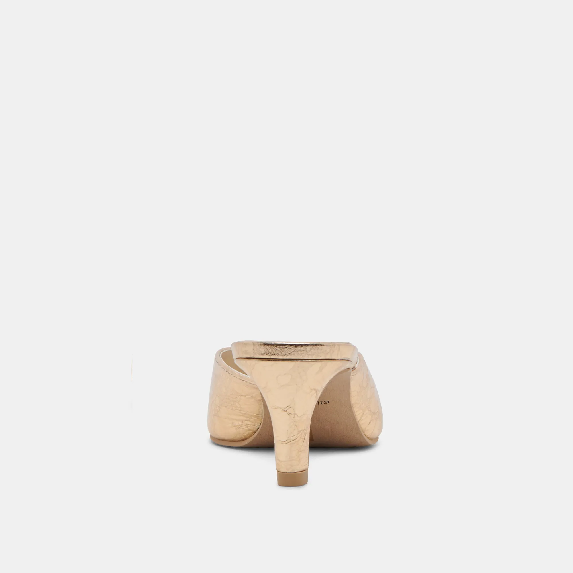 SARINA TALONS CUIR DORÉ VIEILLI