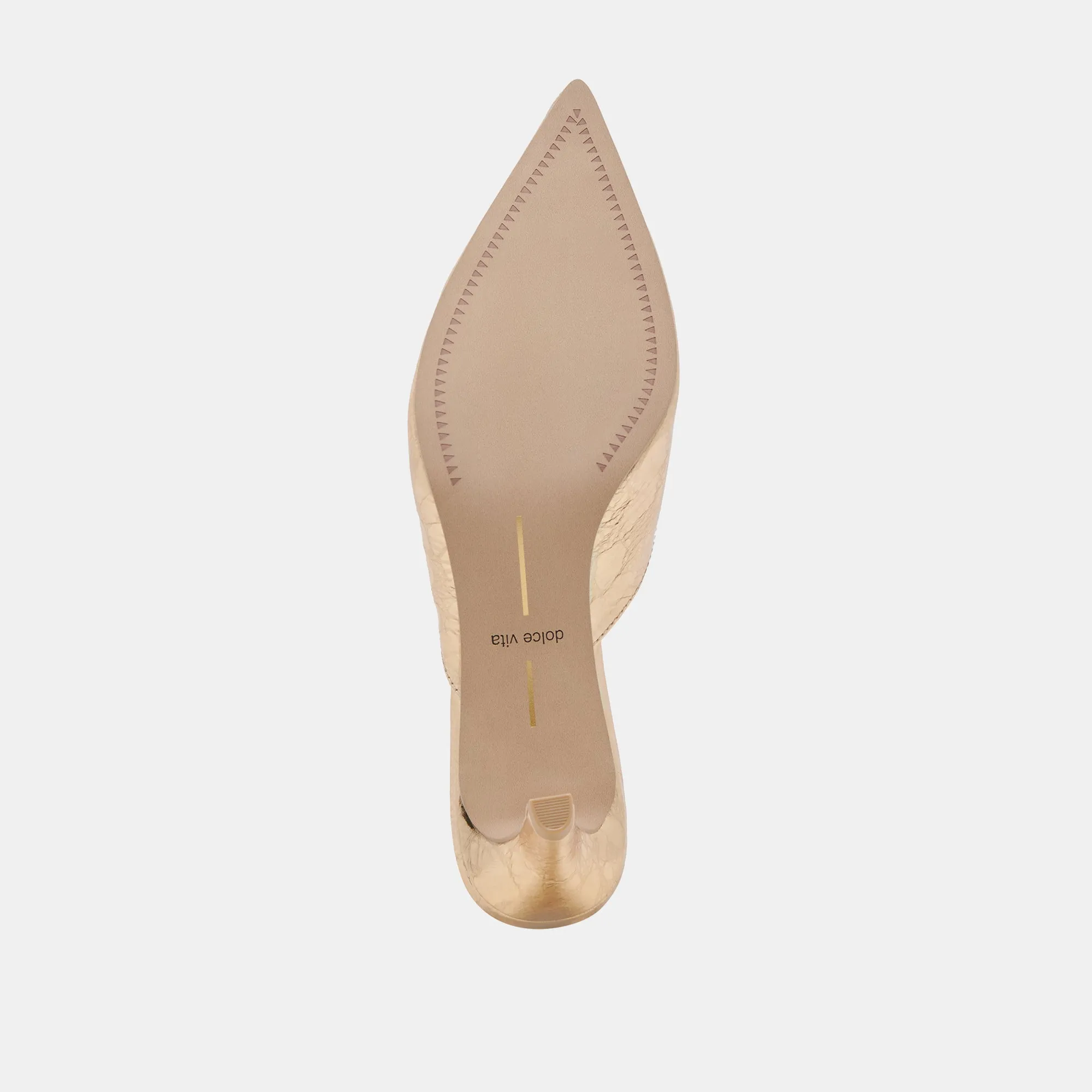 SARINA TALONS CUIR DORÉ VIEILLI