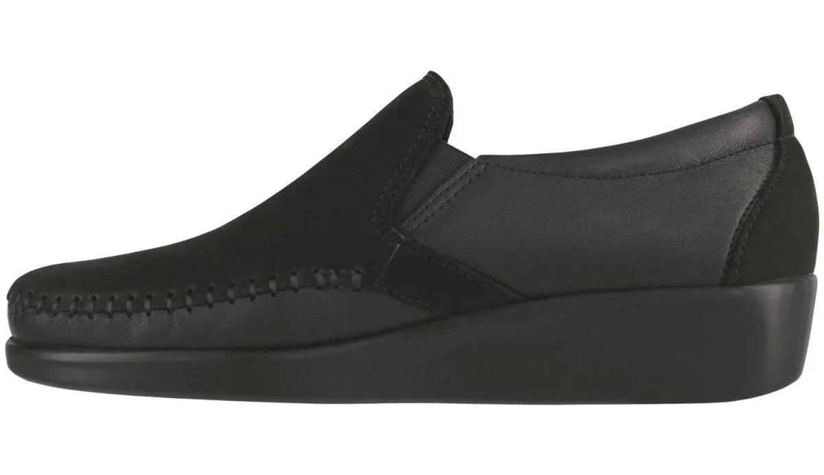 SAS Femme Rêve Suède Noir Charbon