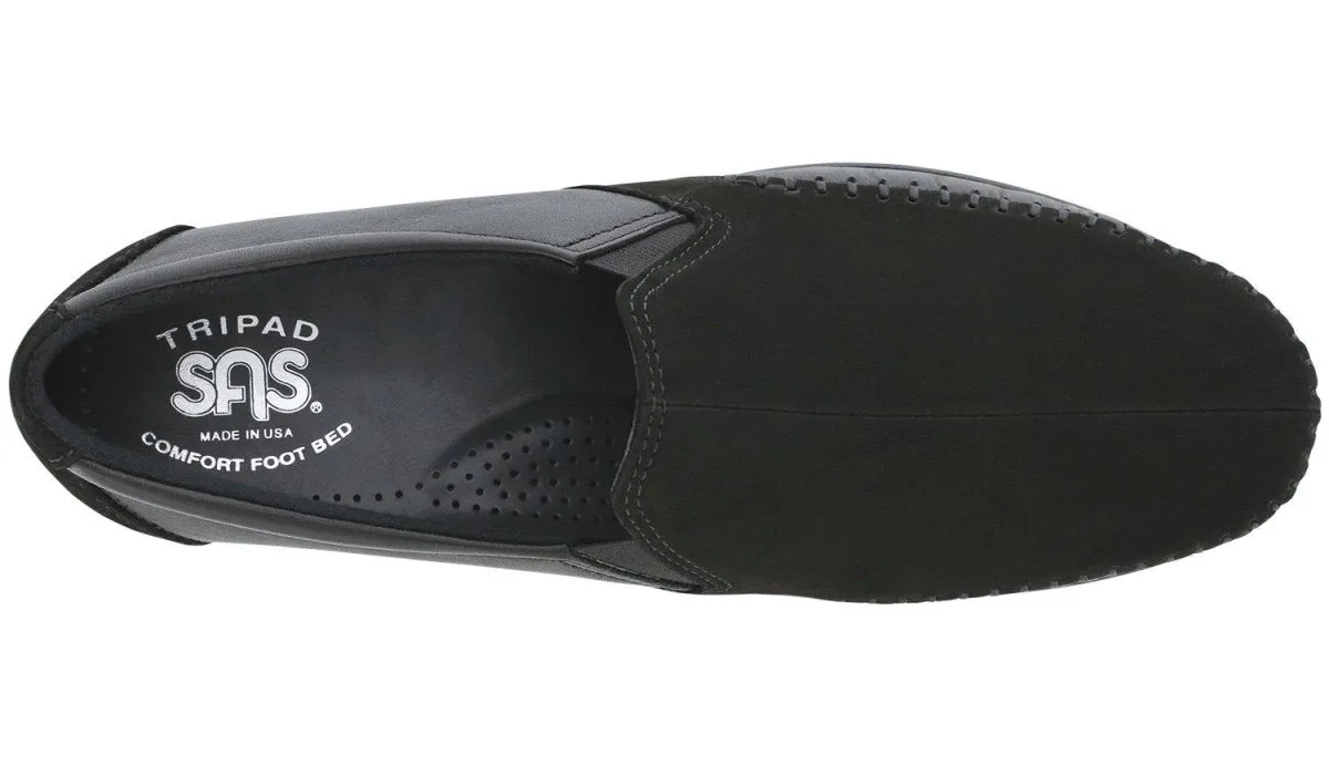 SAS Femme Rêve Suède Noir Charbon