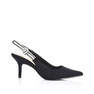 Shaan Escarpins à Brides - Maille Noire