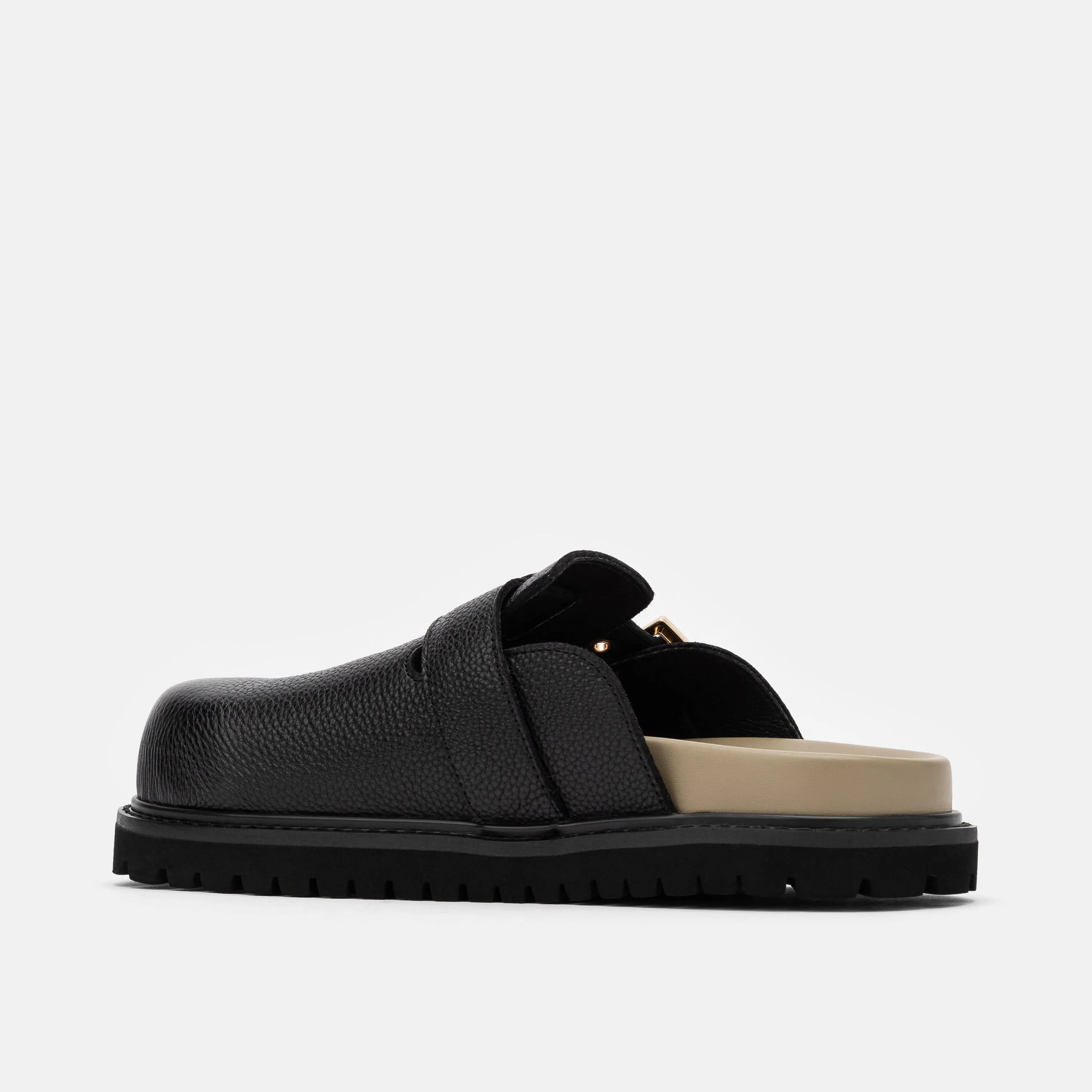 Mules Shiloh Black Loafer