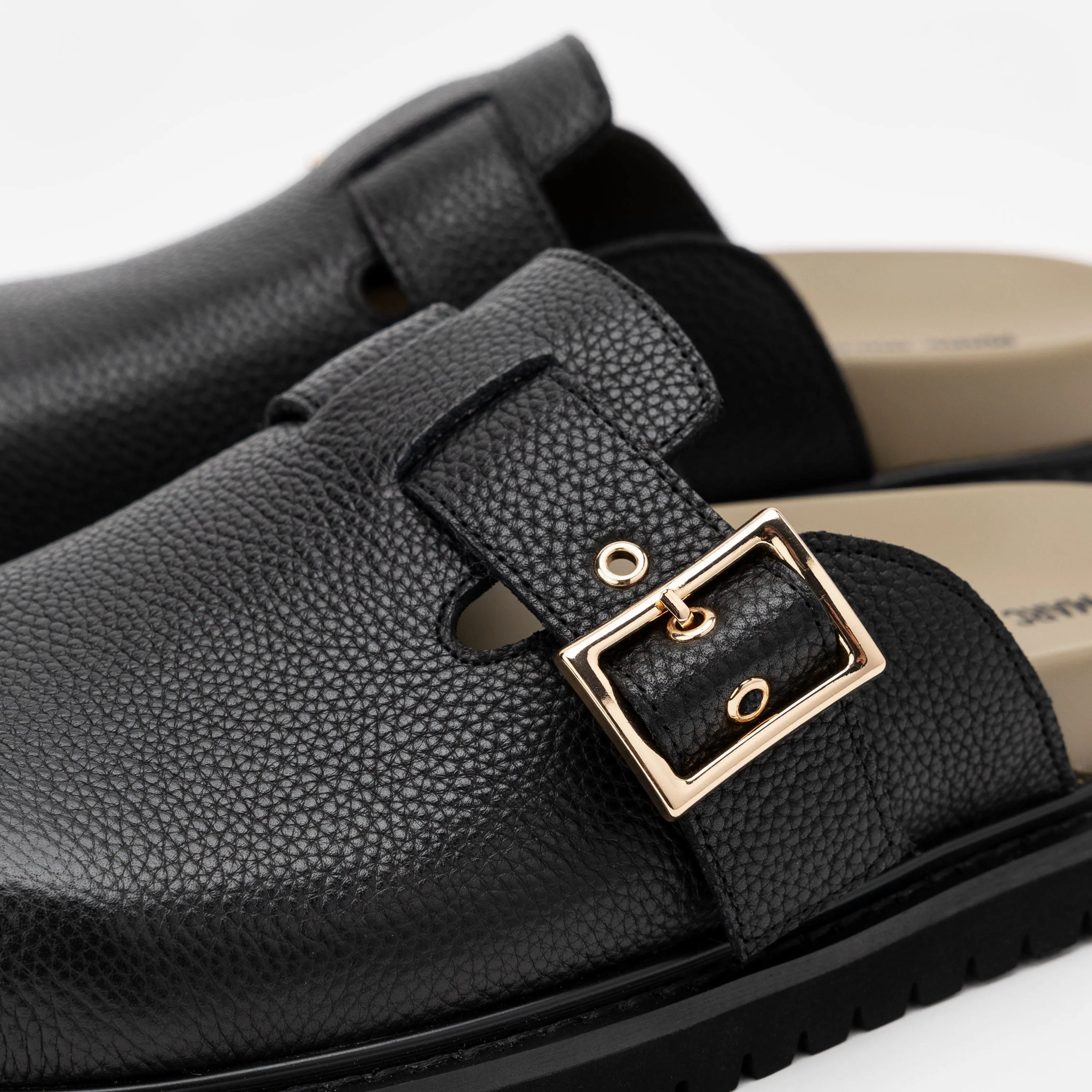 Mules Shiloh Black Loafer