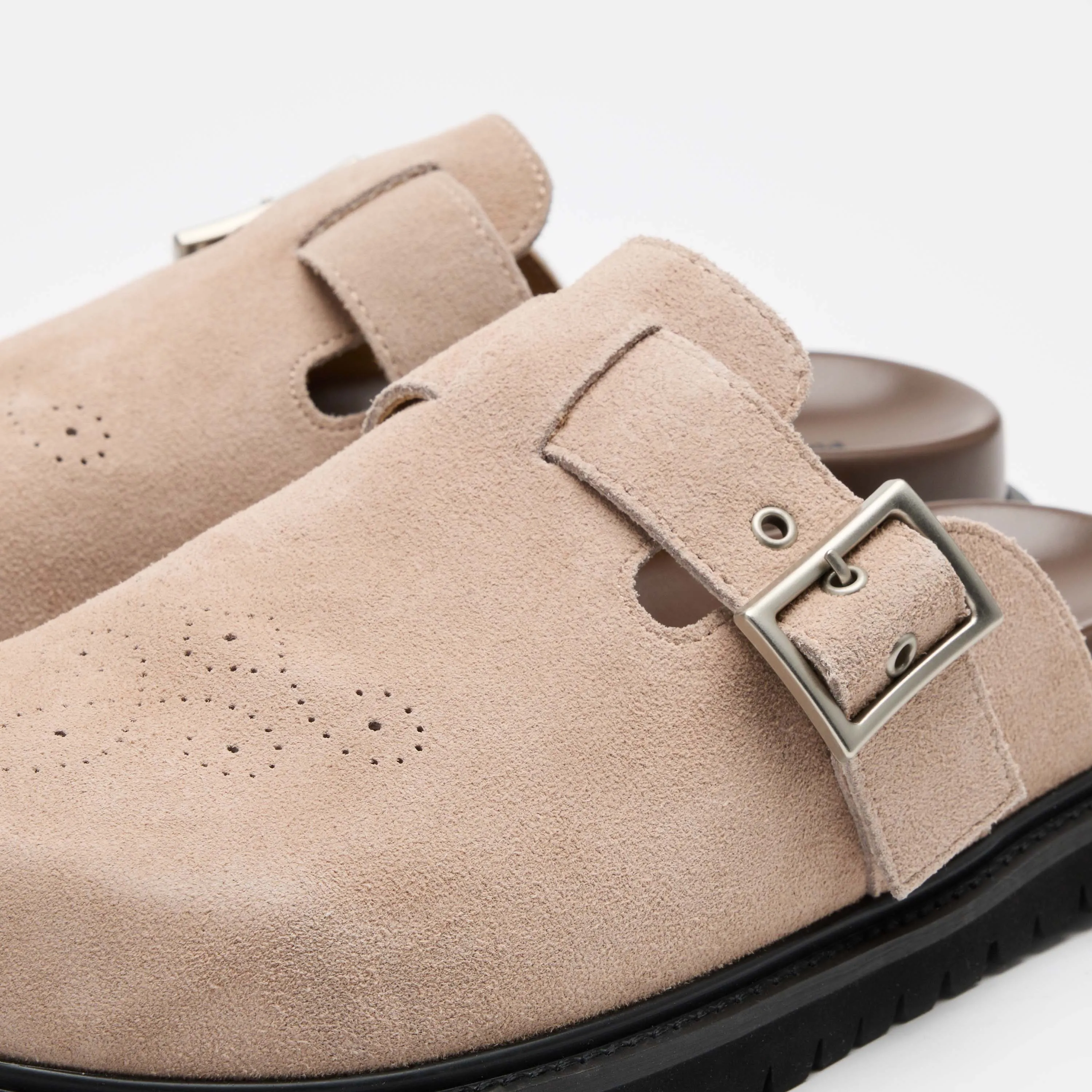 Mules Shiloh en Daim Tan