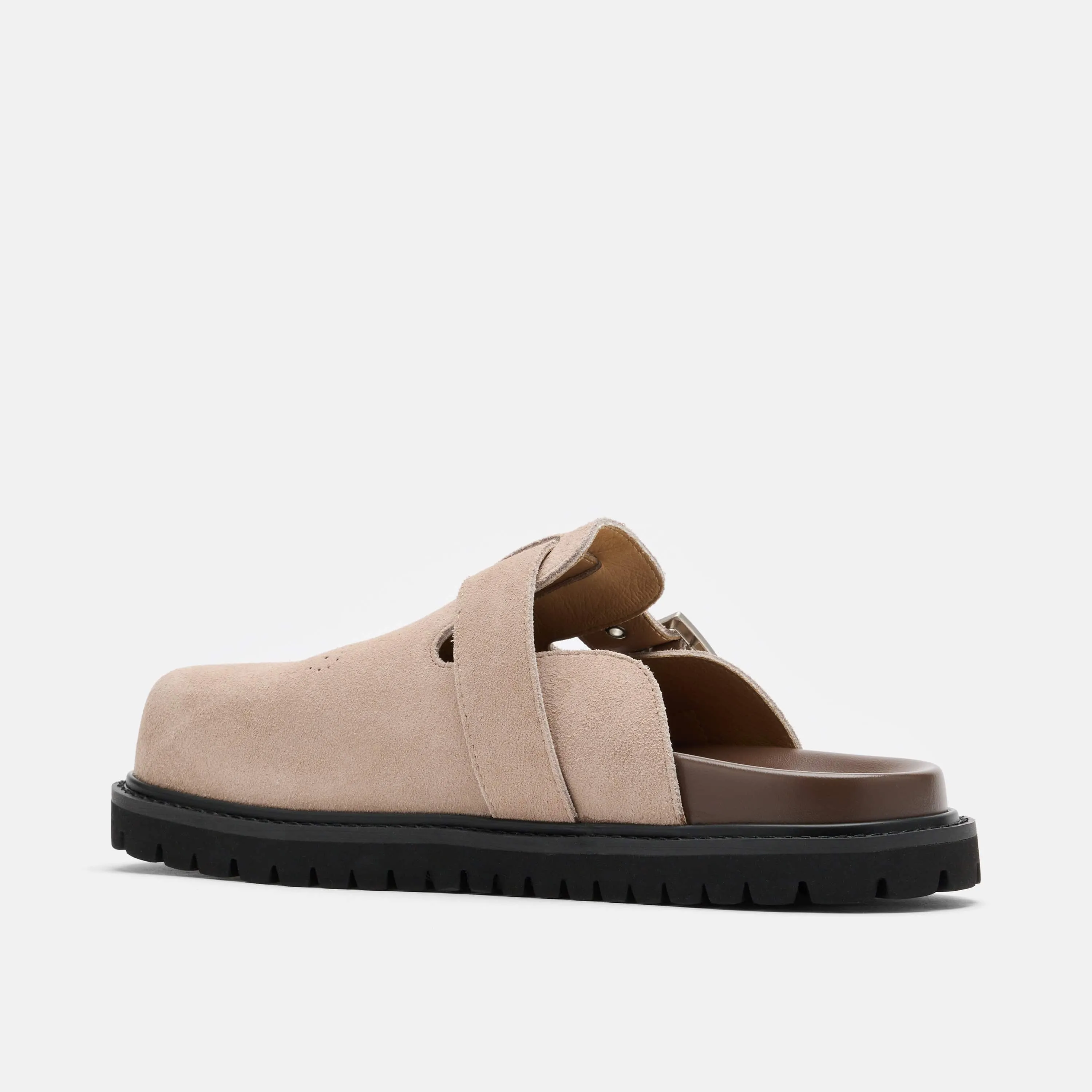 Mules Shiloh en Daim Tan