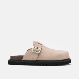 Mules Shiloh en Daim Tan