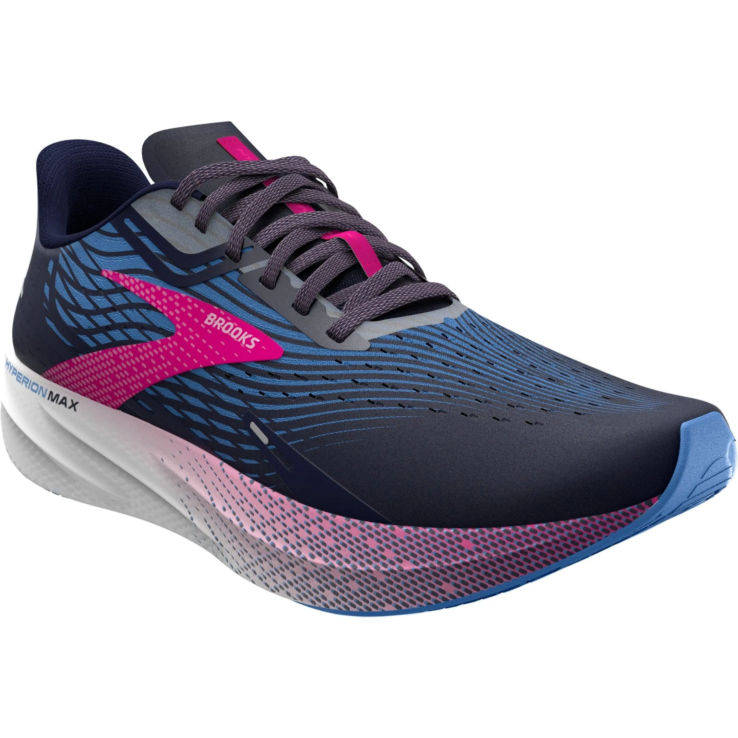 Chaussures de course Brooks Hyperion Max pour femmes - Marine